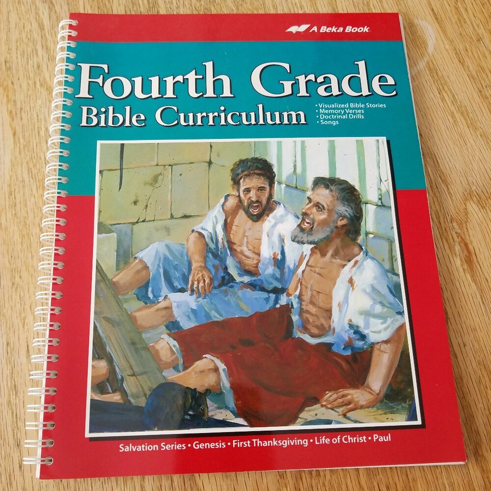 Abeka 4th Grade Bible Curriculum, Like New (Planner)